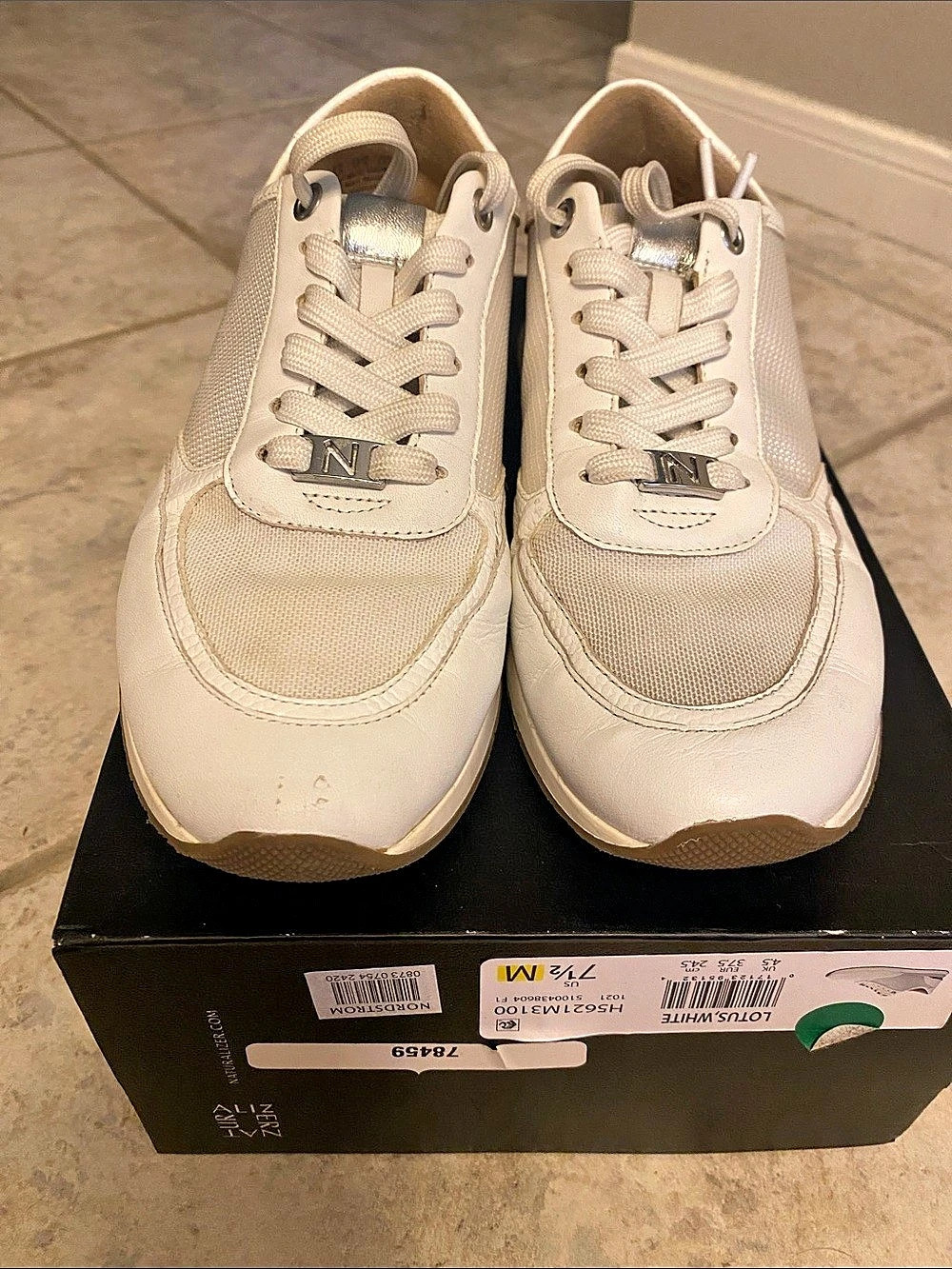 Naturalizer Lotus Casual Sneaker Women's White US 7.5 M
